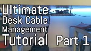 We have everything from cable hiders to desks with integrated cable management. Desk Cable Management Guide Part 1 With Ikea Signum Youtube