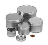 Amazon.com: Paper Mart Silver Round Tin Cans | 16 Oz ...