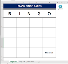 If you need 10 cards or 1,000 bingo cards, bingo baker is the only app that can handle it. Blank Bingo Card Templates At Allbusinesstemplates Com