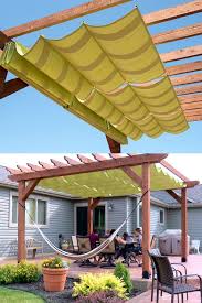Finally, if you want a cool look for over your patio, or even your pool, think about using shade sails. 12 Beautiful Shade Structures Patio Cover Ideas A Piece Of Rainbow