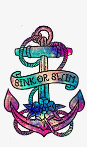 Download Cute Girly Anchor Quotes Sayings Inspirational Sink Or Swim Anchor Transparent Png 793x1440 Free Download On Nicepng