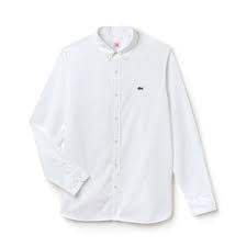 Mens Lacoste Live Skinny Fit Cotton Poplin Shirt