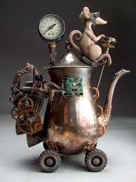 Grafton Pottery Steampunk Art Tea Pots Steampunk Design