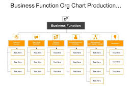 Business Function Org Chart Production Money Management