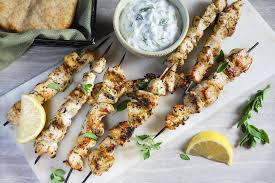 Chicken Souvlaki With Tzatziki Sauce Meals Heels Cocktails Recipe Chicken Souvlaki Tzatziki Sauce Tzatziki