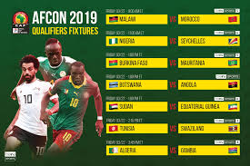 (b) winners 4 v winners 3, douala, 1600; 2019 Afcon Qualifiers
