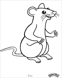 40+ rat coloring pages for printing and coloring. Cartoon Rat Coloring Page Coloringbay
