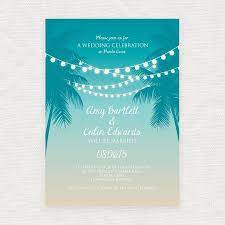 Tropical Printable Wedding Invitation Digital File Beach Fairy Etsy Printable Wedding Invitations Beach Wedding Invitations Wedding Printables