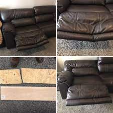 Furniture Repair Before And After Furniture Repair Brown Leather Sofa Furniture