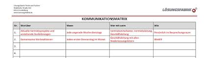 Iso 9001 kosten unverbindlich online berechnen. Vorlage Kommunikationsmatrix Blog Der Losungsfabrik