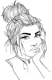 Dibujos De Mujer Encantadora 1 Para Colorear Para Colorear Pintar E Imprimir Dibujos Online Com