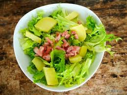 Salade Frisee Lardons Pommes De Terre Recette Frisee Aux Lardons Recette Salade Salade
