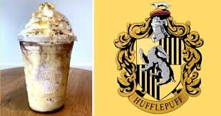You Can Get A Hufflepuff Frappuccino From Starbucks For You Loyal Hogwarts Fans Recipe Starbucks Frappuccino Drinking Tea