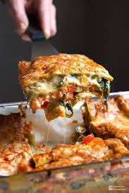 Pizza Recipes Vegetable Lasagna With Spinach Amore Italia Madame Cuisine Rezepte Essen Rezepte Vegetarisch Kochen