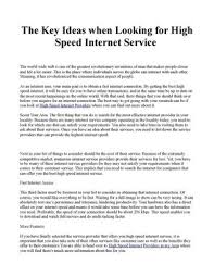 The fcc currently defines a broadband internet connection as one that provides at least 25 mbps for download speed and 3 mbps for upload. Calameo Pointers In Getting The Best High Speed Internet Service Company