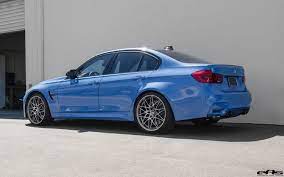 Yas Marina Blue Bmw M3 With A Competition Package Gets Ind Cosmetic Details Installed Bmw Marina Blue Bmw M3