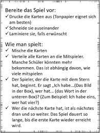 German Game Vocabulary Animals Ich Habe Wer Hat Tiere Vocabulary German Words