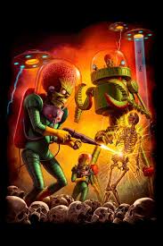 Mars Attacks 1996 - Sandman Design - Paintings & Prints, Entertainment,  Movies, Science Fiction Movies - ArtPal
