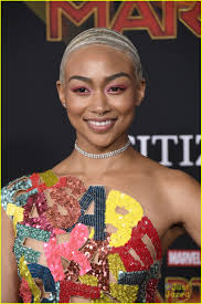Sabrina's Tati Gabrielle Wears The Alphabet On Her Dress at 'Captain  Marvel' Premiere: Photo 1220369