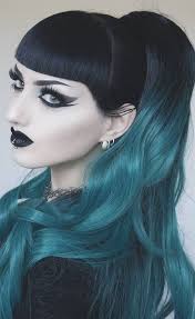 Obsidian Kerttu Gothic Hairstyles Goth Hair Long Hair Styles