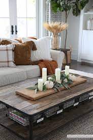 Fall Decor Progress So Far The Sunny Side Up Blog Coffee Table Decor Living Room Table Decor Living Room Coffe Table Decor