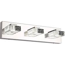 How doers get more done. Vanity Lightssolfart 3 Head Glass Wall Bathroom Mirror Bath Long Led Vanity Lighting Fixtures White Light 4500k Walmart Com Walmart Com
