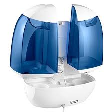 Homedics Warm Cool Mist Dual Tank Digital Ultrasonic Humidifier 2 Gallon Tank Up To 120 Hours Programmable Digita Humidifier Cool Mist Humidifier Night Light