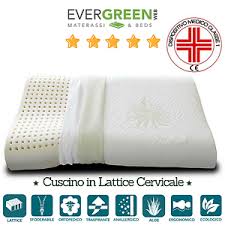 Materasso in lattice naturale mod. Cuscino Guanciale In Lattice Med Cervicale Saponetta Per Ogni Materasso Offerta Ebay