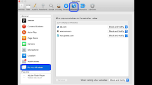 I ave tryed resetting it but still not come on can u give me step by step instructions on how to do it. How To Turn Off Pop Up Blocker On Mac Youtube