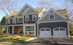 In fact, humidity is one of the most common problems when applying exterior house paint. Inspirational Home Painting With Chocolate And Classic Style Designs Gray House Exterior House Exterior Blue House Paint Exterior
