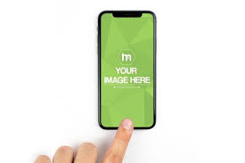 Do You Dare To Touch It It S The Iphone X Don T Be Afraid Put Your Hands On This Mockup Template Featuring A Space Gray Iphone X Ly Iphone Mockup Male Hands