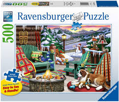 Plus large size puzzles in a 1,000 piece count and even some 1,500 for a super long puzzling experience. Contemporary Puzzles Puzzles Puzzler S Place 750 Piece Large Format Jigsaw Puzzle Ravensburger Cozy Series