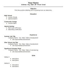 English teacher resume section headings. Sample First Resume For Teenager Job Part Time Year College Student Hudsonradc
