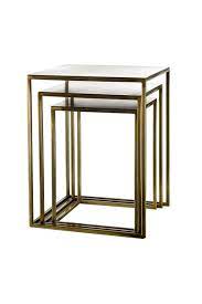 Beck's furniture is a local furniture store, serving. Side Table Frame Glamour Set 3 Metallic Available On Gaudenziboutique Com Ru