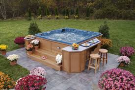 Backyard Hot Tub Ideas Corner Bar Furniture And Garden Decor Element Hot Tub Backyard Hot Tub Garden Hot Tub Gazebo