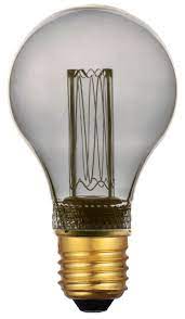 Hot promotions in filament lamp on aliexpress: Greenandco E27 A60 Led Vintage Retro Filament Bulb Smoke Edison Style 2w 45lm 2000k 320 230v Glass Bulb No Flicker Not Dimmable Greenandco