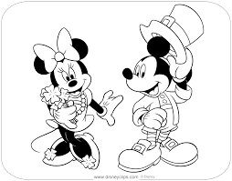 Available on this website is a wide collection of free printable coloring sheets on mickey and minnie in various attires and backgrounds. Mickey Mouse Friends Coloring Pages Disneyclips Com