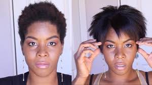 Using medium heat, hold the blow dryer approximately 1 inch from your hair. How To Straighten Short Kinky Hair 4a 4b 4c 4z Type Hair Video Black Hair Information