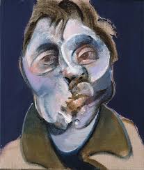 Francis Bacon distorted figure painting