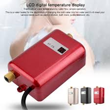The vinegar helps with colorfastness. 110v 3400w 3 Colors Mini Electric Tankless Instant Hot Water Heater Bathroom Kitchen Washing Us Golden Rough Plumbing Tools Home Improvement
