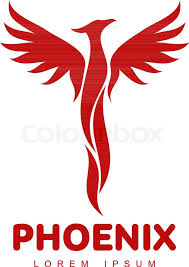 Download free phoenix bird vector logo and icons in ai, eps, cdr, svg, png formats. Stylized Graphic Phoenix Bird Logo Stock Vector Colourbox
