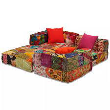 Cuscini a nodo, perfetti per lo stile scandinavo. Divano Letto Modulare 3 Posti Stile Etnico Indiano Colorato Unico Moda Ebay