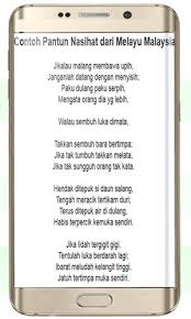 Bahasa melayu ada 'tuntuan' yang berarti panduan. Contoh Pantun Nasihat Dari Melayu Malaysia For Android Apk Download