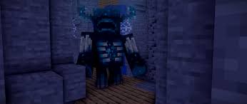 Warden lives in the deepest caves in the next upcoming update summer 2021, and if you are in a very deep cave and see it, just be sure to stay quiet or run warden: Minecraft Warden Wallpapers Wallpaper Cave