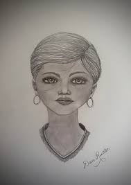 My first self portrait... can't draw my own eyes