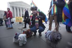 Gay Rights Supporter Marcus German-dominguez His Editorial Stock Photo