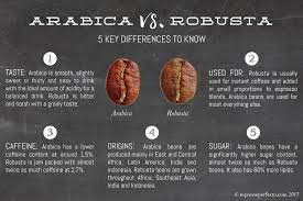 Check spelling or type a new query. Arabica Vs Robusta Coffee Beans 5 Key Differences Espresso Perfecto