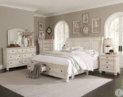 Bethel Wire Brushed White Cal King Storage Sleigh Platform Bed In 2020 Master Bedroom Furniture Home Decor Bedroom Master Bedrooms Decor