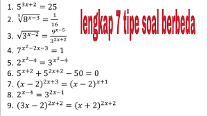 Maybe you would like to learn more about one of these? Persamaan Eksponensial Kelas 10 Youtube