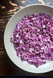 Coconut Lime Cabbage Slaw Red Cabbage Coleslaw Coconut Lime Slaw
